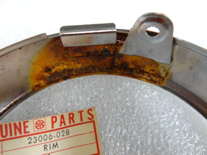 Kawasaki NOS NEW 23006-028 Head Lamp Rim F7 F9 F11 1971-75, US $19.99, image 3