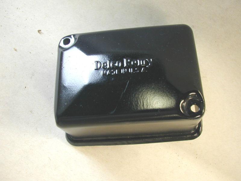 Vintage original 6v 12v generator delco remy voltage regulator cover nice