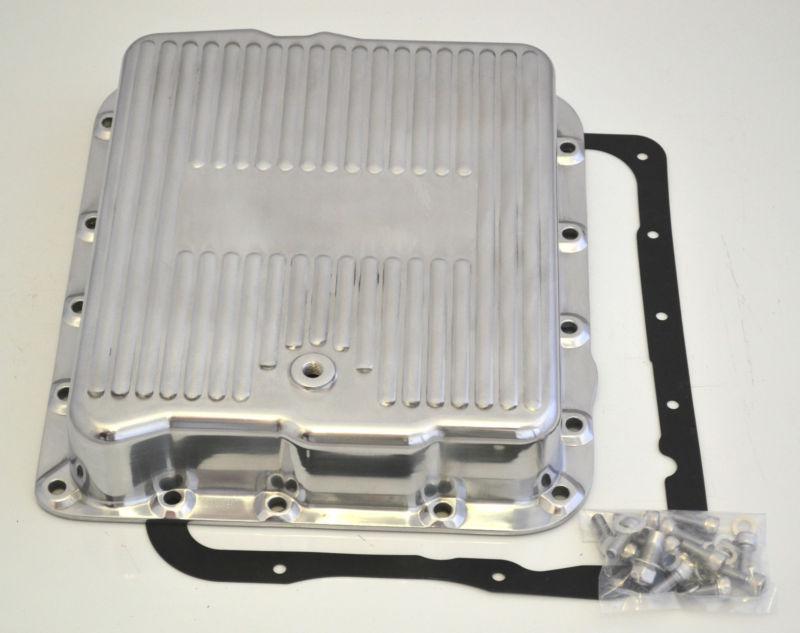Gm 700r/4l60/4l60e polished aluminum automatic transmission pan