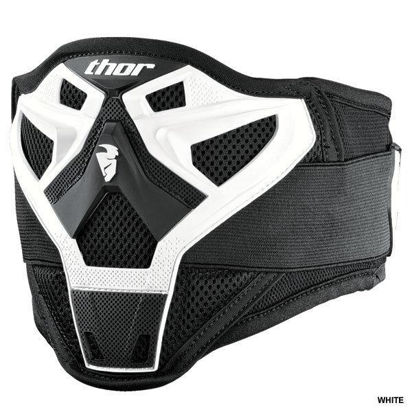 Thor sector belt black white adult mx atv new