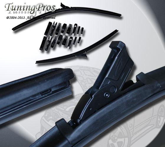 P&h i&l bracketless windshield wiper blades 2 pc (22" driver 19" passenger side)