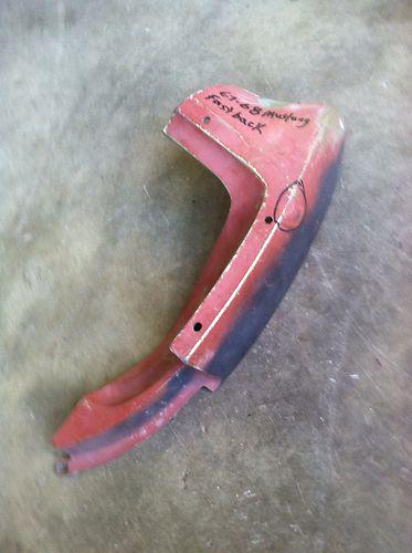 1967 1968 mustang fastback 1/4 panel extension gt 390 428 gta hipo 289 