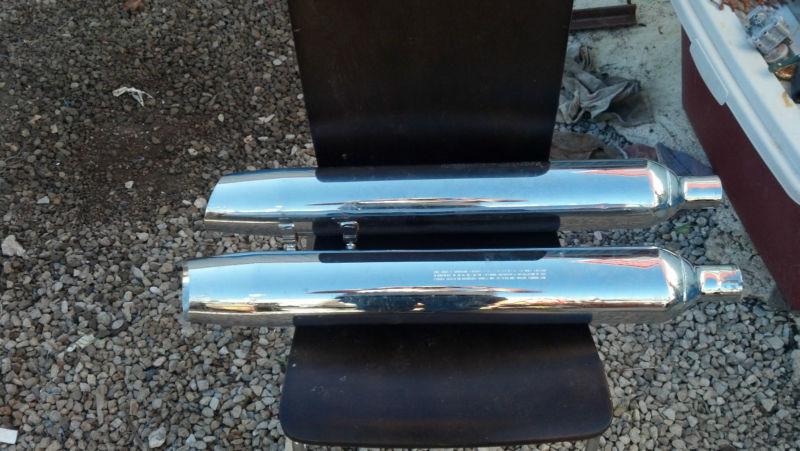 "genuine" harley-davidson right side muffler #65591-07