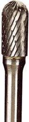 Carbide burr sc3l   re 3/8x1x1/4 dbl    round