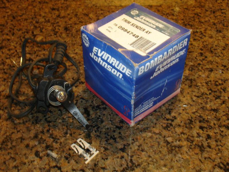 Evinrude johnson trim sender ay p/n 0984748  new in box  *
