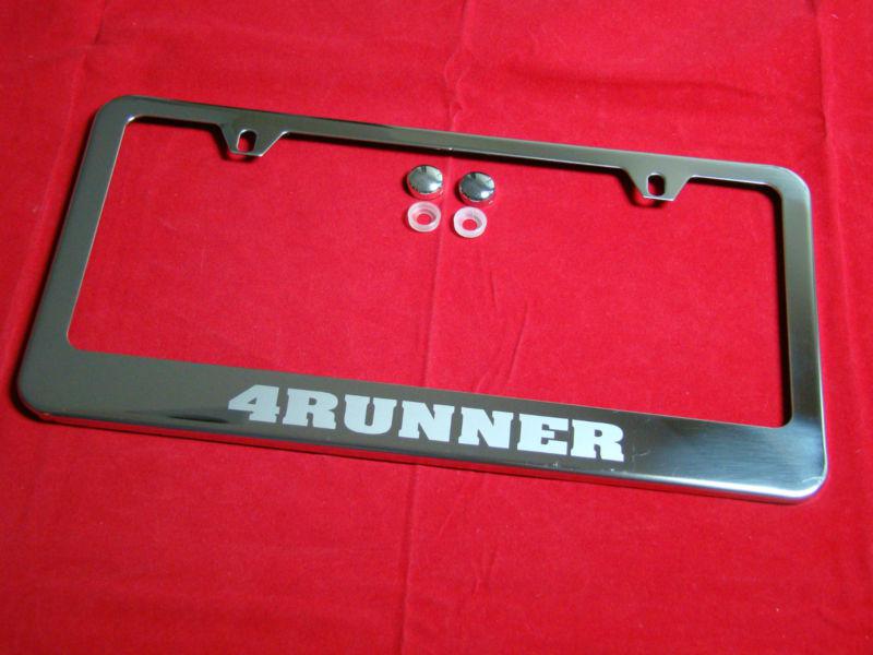 Toyota  4runner  license plate frame stainless steel chrome