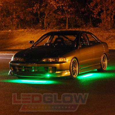 4pc Green Wireless Underglow LED Neon Lights Kit w 6pc Interior Lighting Kit, US $139.99, image 4