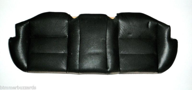 Bmw e34 black leather rear bench seat 525 535 540 m5 bottom cushion
