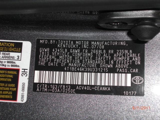 09 TOYOTA CAMRY WIPER ARM, US $30.00, image 11