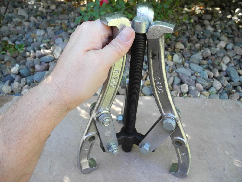 Allied 8" 3 leg jaw gear mechanical bearing puller s45c k-200