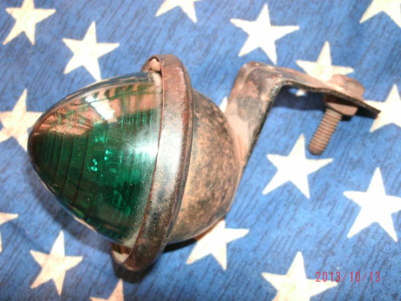 Buy VINTAGE ORIGINAL GREEN GLASS CLEARANCE LIGHT CONE SHAPED KD506 in