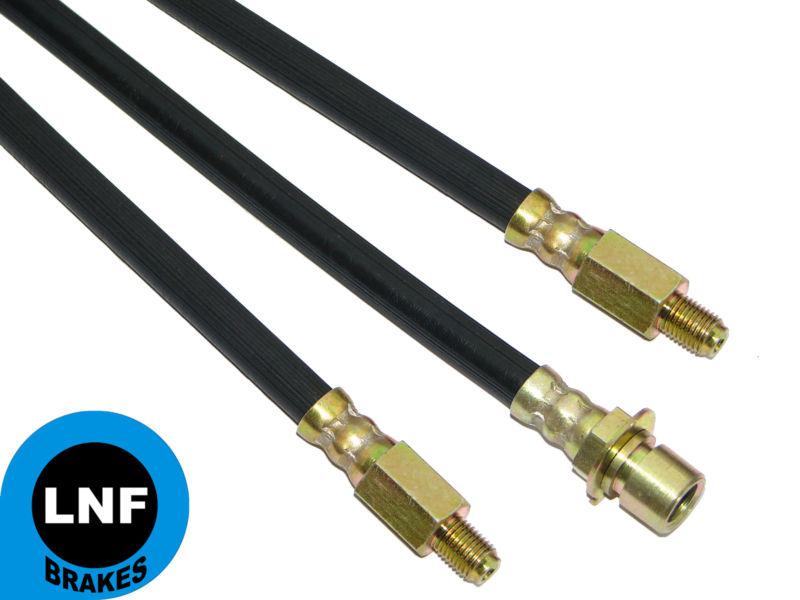 54 mercury monterey station wagon - brake hose set x3 (2fr+1rr)
