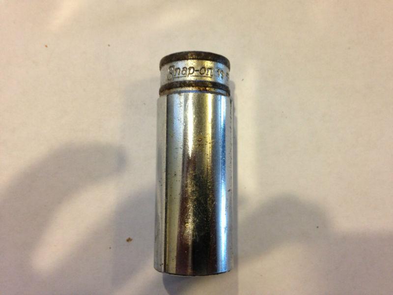 Snap-on tools 3/8" drive 6 point 19mm deep chrome socket sfsm19