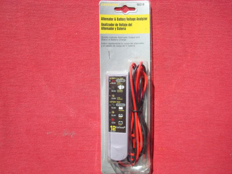 Calterm alternator battery voltage analyzer tester quickly indicates output chg