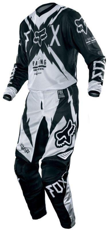 Fox hc/180 giant vented black kit pant & jersey combo dirtbike atv 2013 racing