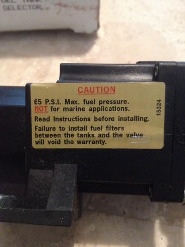 Borg Warner Fsv3 Fuel Tank Selector Valve, US $100.00, image 3