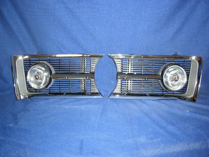 1964 plymouth barracuda chrome grille assemblies
