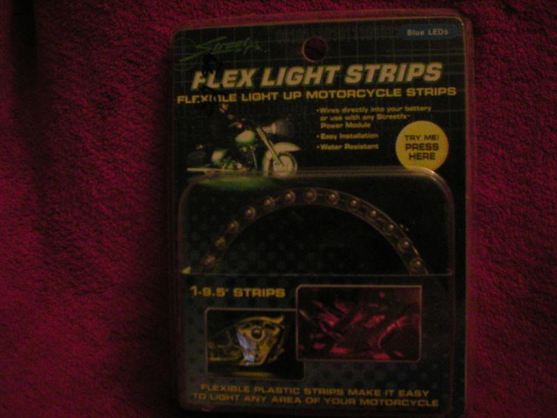 Neon accent lights for harley davidson motorcycles (blue)