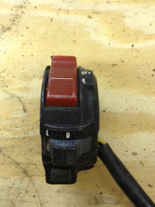 1984 yamaha 225dx kill switch headlight start - left handlebar - 83 84 85 225dr