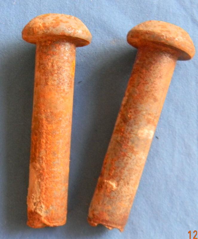 Set of two heavy duty trailer pins  4 5/8" in length x 1" wide cauter pin hitch
