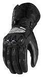 New icon patrol black waterproof gloves. small