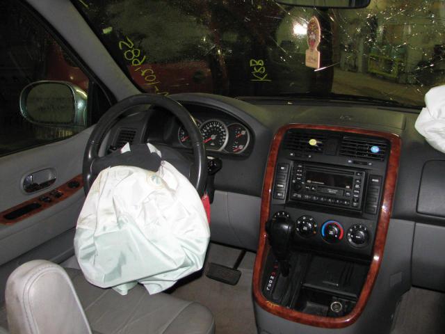 2004 kia sedona front driver seat belt & retractor only gray