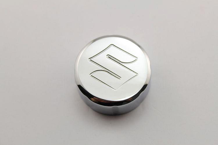 Buy Chrome Brake Fluid Reservoir Cap 41mm Universal Engraved Suzuki in GZ, CN, for US 0.99