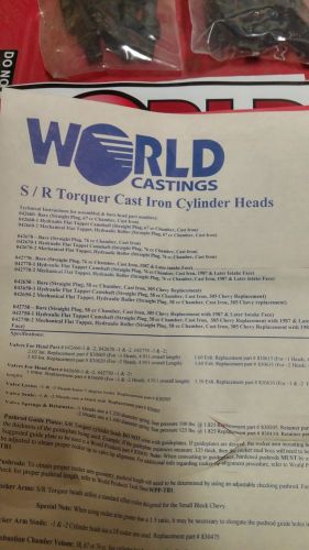 World small block chevy heads