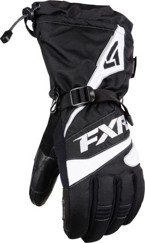 Fxr fuel gloves black/white sm