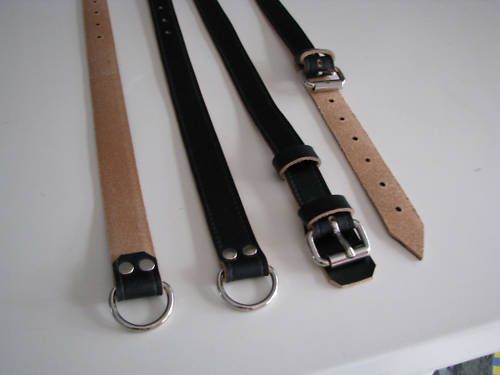 Hand Made BLACK Fitted Back Seat Leather Luggage Belts/Straps PORSCHE 911 & 912, US $139.00, image 2