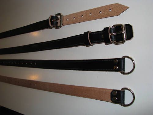Hand Made BLACK Fitted Back Seat Leather Luggage Belts/Straps PORSCHE 911 & 912, US $139.00, image 4