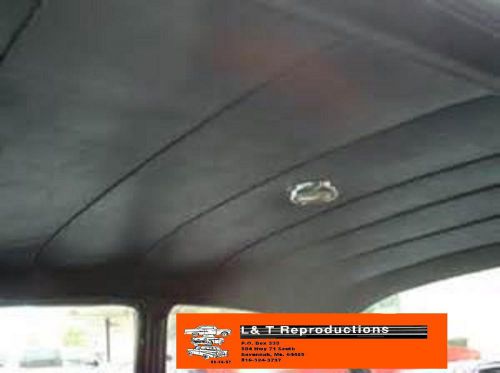 1955 chevy 2 door sedan black headliner usa made ready to install belair 150 210