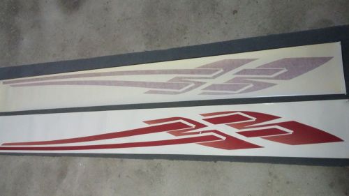 Oem 84&#034; four winns red boat hull graphic decal kit sticker horizon marine