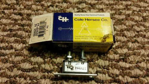 New cole hersee co. 30055-25-bx type i, 25amp circuit breaker series