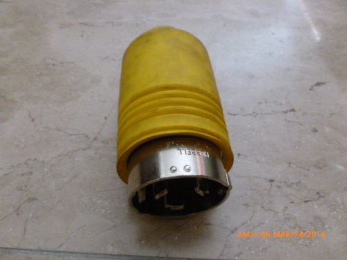 Hubbell twist lock marine boat to shore plug 60 amp