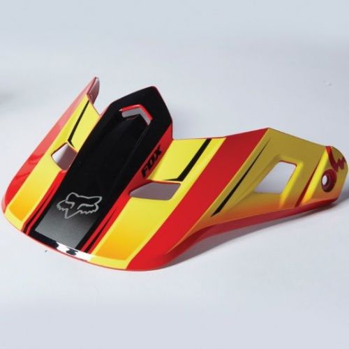 Buy Fox Racing V2 Race 2014 Helmet Visor Red/Yellow in Holland