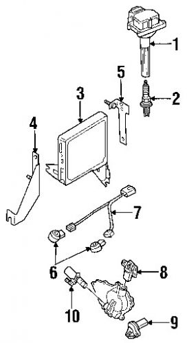 Infiniti 22448ar215 genuine oem ignition coil