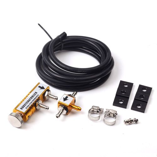Universal yellow 1-30 psi manual adjustable turbo bypass boost controller kit