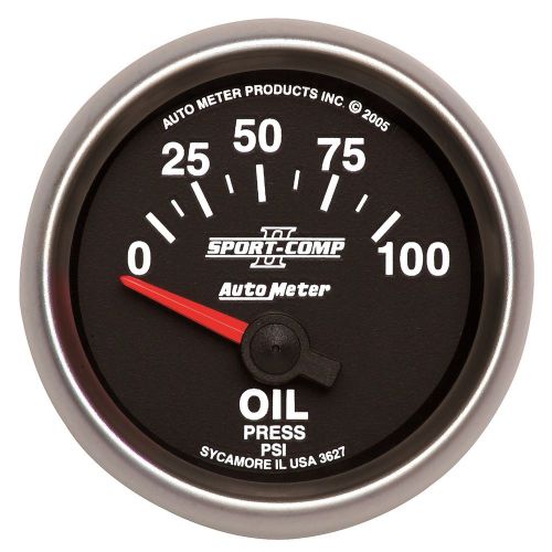 Buy Auto Meter 3627 II; Electric Oil Pressure Gauge in