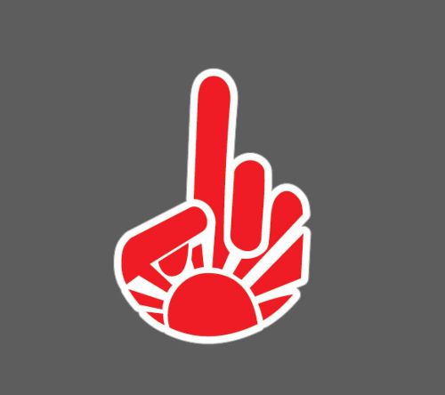 Japan #198 sticker  honda acura drift teindomo rota boom hellaflush jdm wrap