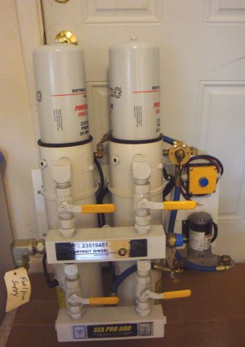 Detroit diesel sea pro 600 diesel fuel filter/ water separator. up to 600 gpm