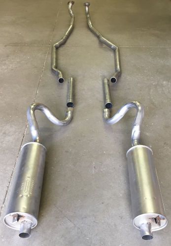 1970 barracuda, cuda &amp; challenger exhaust, 340 engines, with resonators