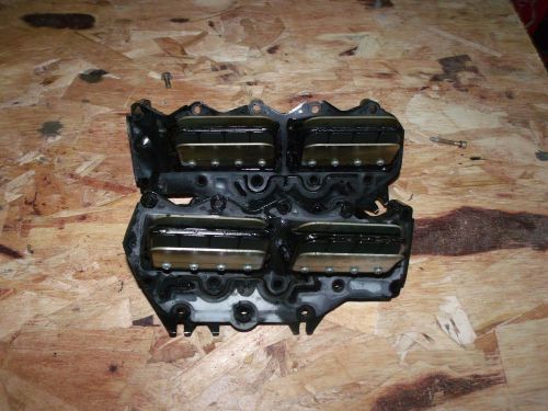 1999 evinrude 115hp intake manifold and leaf plate assy #439168/439169/437591