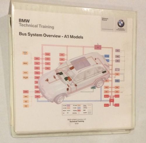 Bmw technical training manual bus system overview all models binder
