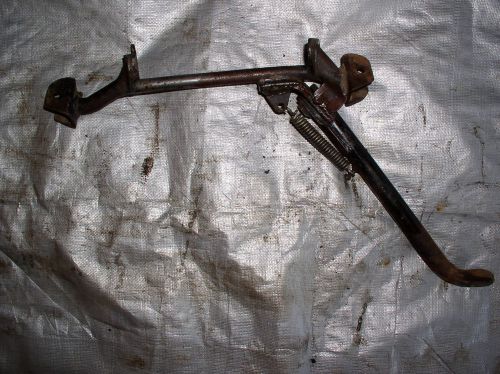 1974 suzuki tc100 kickstand and footpeg mount