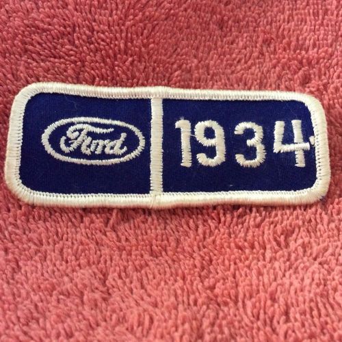 1934  ford patch 3&#034;x1 1/2&#034; x 1 1/2&#034; tall, sew on