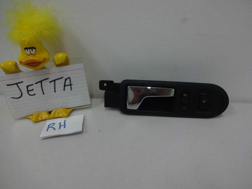 99 00 01 02 03 volkswagen jetta rh front door handle w/window switch