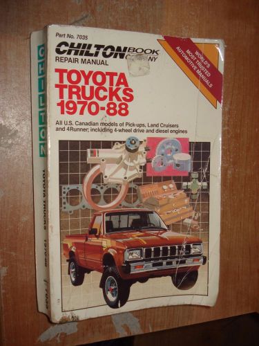 1970-1988 toyota truck &amp; 4 runner service manual shop book 87 86 85 84 83 82 80