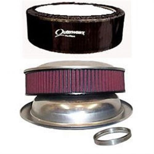Air cleaner kit sure seal air filter outerwear 14 x 4 imca modified washable