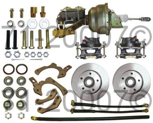 Brand new complete front disc brake conversion kit fits 55 56 57 58 chevy